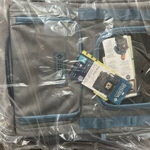 Sherpa Gray & Blue Pet Carrier Tote